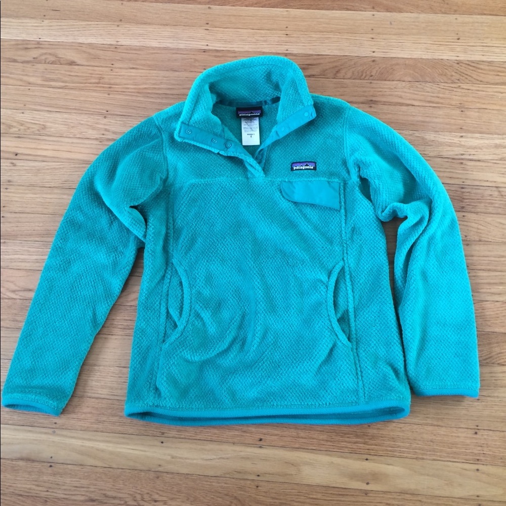 Women's Sm Patagonia Fleece Pullover Green